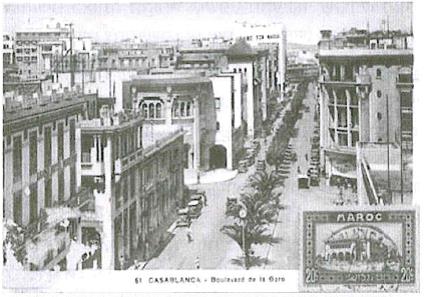 (בספר תמונה של מראה העיר קזבלנקה, מרוקו, 1920)